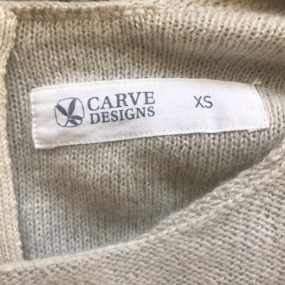 Sweater Top Block Color - Soft Wool - image 6